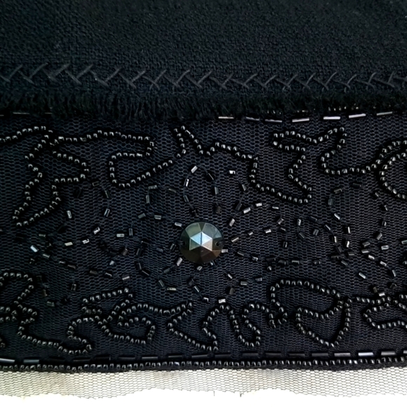 ELIE TAHARI Dorian Beaded Black Wool Skirt - NWT - Picture 5 of 8